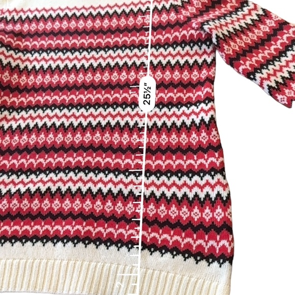 Talbots Chalet Fair Isle Women’s Holiday Christmas Wool Blend Sweater Size SP - Picture 6 of 9